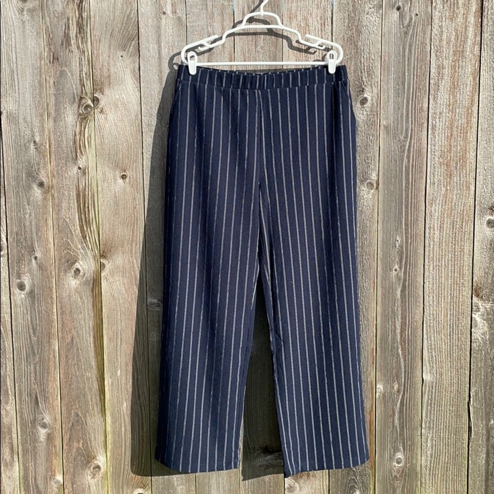 Like New Chico's Navy Pants size 2 (12/14)